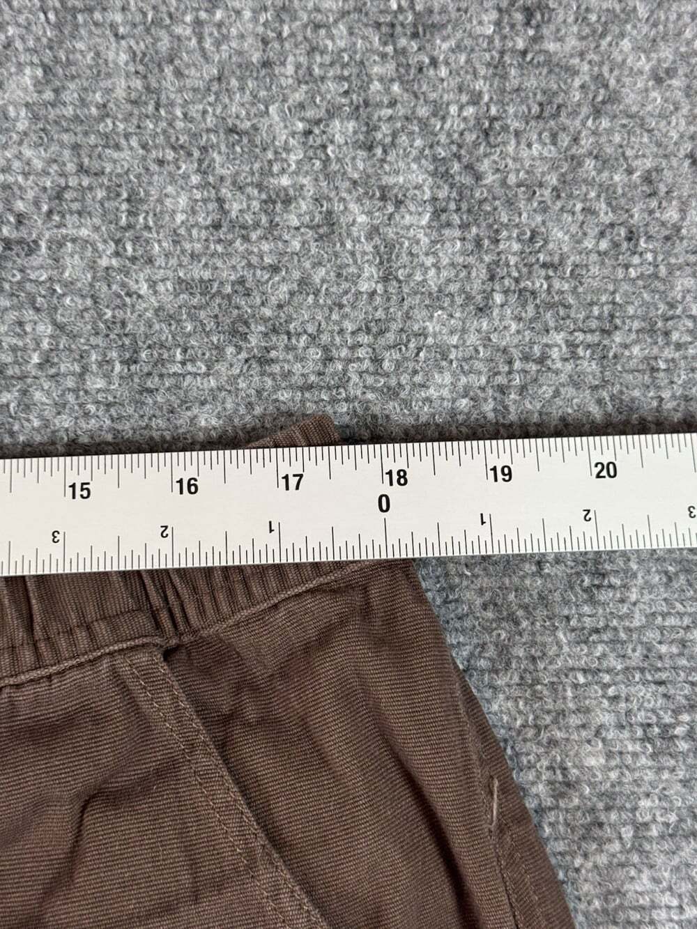 The Hundreds Men’s Streetwear Y2K Brown Cotton Twill Shorts Drawstring Size XL - Picture 4 of 9